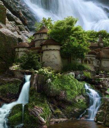 Castillo de las cascadas - Poland